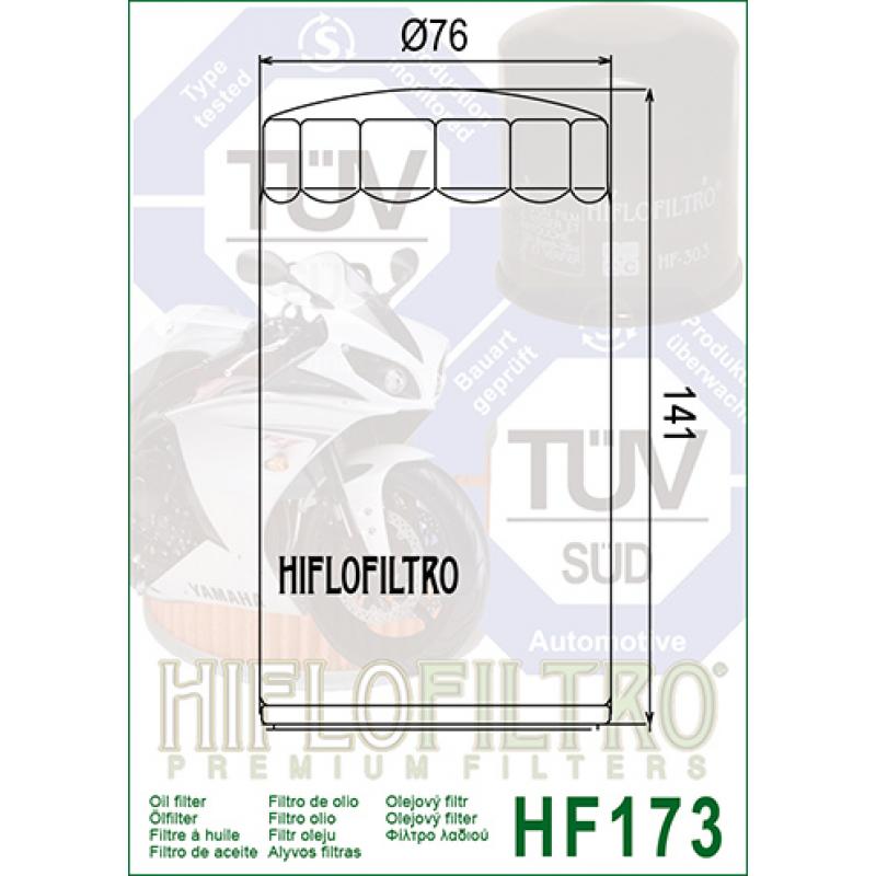 Фильтр масляный HF173C Chrome